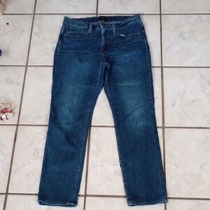 J. Crew Women's Straight Leg Blue Jeans